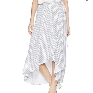 NWT High-low Blue Striped Skirt